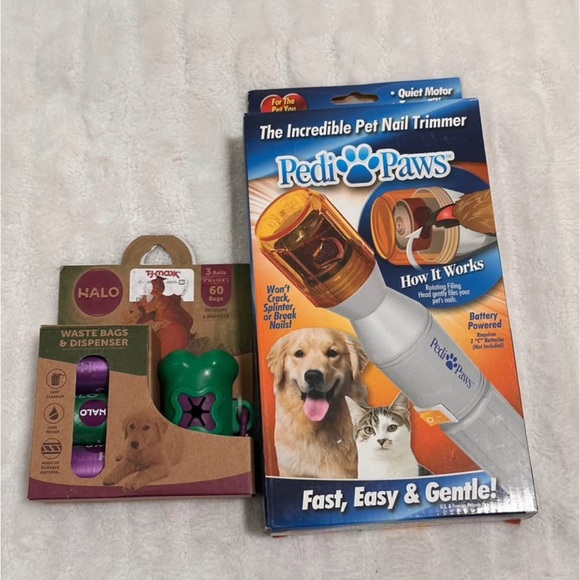📷 NWT Pedipaws Nail Clipper & Pet Waste Dispose Bag - Picture 1 of 1